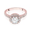 Pierścionek W0551 Diament 0,70ct różowe złoto