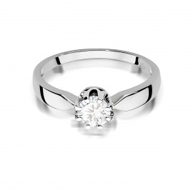 Pierścionek W0228 Diament 0,70ct białe złoto