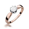 Pierścionek W0228 Diament 0,70ct różowe złoto
