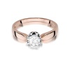 Pierścionek W0228 Diament 0,70ct różowe złoto