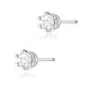 Kolczyki K0069 Diament 2 x 0,40ct białe złoto sztyft zakręcany