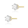 Kolczyki K0069 Diament 2 x 0,40ct żółte złoto