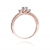 Pierścionek W0199 Diament 0,20ct różowe złoto