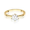 Pierścionek W0535 Diament 1,00ct żółte złoto