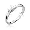 Pierścionek W0506 Diament 0,12ct białe złoto