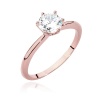 Pierścionek W0553 Diament 1,00ct różowe złoto