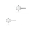 Kolczyki K0501 Diament 2 x 0,04ct białe złoto