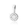 Zawieszka Z0443 Diament 0,12ct białe złoto