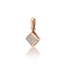Zawieszka Z0036 z diamentami różowe złoto