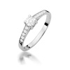 Pierścionek W364 Diament Laboratoryjny 0,30ct białe złoto