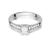 Pierścionek W0364 Diament Laboratoryjny 0,30ct białe złoto
