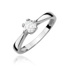 Pierścionek W0429 Diament Laboratoryjny 0,20ct białe złoto
