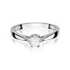 Pierścionek W0429 Diament Laboratoryjny 0,20ct białe złoto