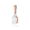Zawieszka Z0308 Diament Laboratoryjny 0,70ct różowe złoto