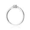 Pierścionek W0682 Diament 0,01ct białe złoto
