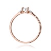 Pierścionek W0708 Diament 0,08ct różowe złoto