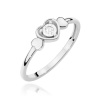 Pierścionek W0709 Diament 0,03ct białe złoto