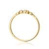 Pierścionek W0709 Diament 0,01ct żółte złoto