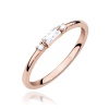 Pierścionek W0714 Diament 0,13ct różowe złoto