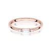Pierścionek W0714 Diament 0,13ct różowe złoto
