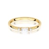 Pierścionek W0714 Diament 0,13ct żółte złoto