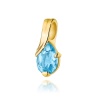 Zawieszka Z0578 Topaz 0,90ct żółte złoto