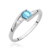 Pierścionek W0618 Topaz Swiss 0,25ct białe złoto