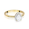 Pierścionek W0455 Diament Laboratoryjny 0,65ct żółte złoto