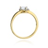 Pierścionek W0455 Diament Laboratoryjny 0,65ct żółte złoto