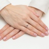 Pierścionek W0464 Szafir 0,15ct różowe złoto