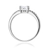 Pierścionek W0077 Diament laboratoryjny 0,40ct białe złoto
