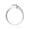 Pierścionek W0271 Diament Laboratoryjny 0,15ct białe złoto