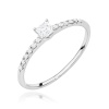 Pierścionek W0588 Diament Laboratoryjny 0,15ct białe złoto
