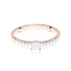 Pierścionek W0588 Diament Laboratoryjny 0,15ct różowe złoto