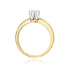 Pierścionek W0267 Diament Laboratoryjny 0,30ct żółte złoto
