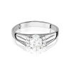 Pierścionek W0005 Diament laboratoryjny 0,40ct białe złoto