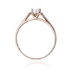 Pierścionek W0005 Diament laboratoryjny 0,40ct różowe złoto