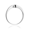 Pierścionek W0160 Diament Laboratoryjny 0,13ct białe złoto
