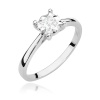 Pierścionek W0447 Diament Laboratoryjny 0,20ct białe złoto