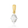 Zawieszka Z0512 Diament Laboratoryjny 0,25ct żółte złoto
