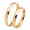 Złote obrączki 3 i 4mm klasyczne pr. 585