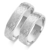 Złote Obrączki 6mm Zdobione pr.585