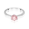 Pierścionek W0553 Diament Laboratoryjny różowy 1,00ct białe złoto