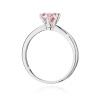 Pierścionek W0553 Diament Laboratoryjny różowy 1,00ct białe złoto