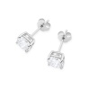 Kolczyki K0583 Diament Laboratoryjny 2 x 1.50ct białe złoto