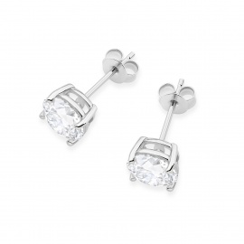 Kolczyki K0583 Diament Laboratoryjny 2 x 2.00ct białe złoto