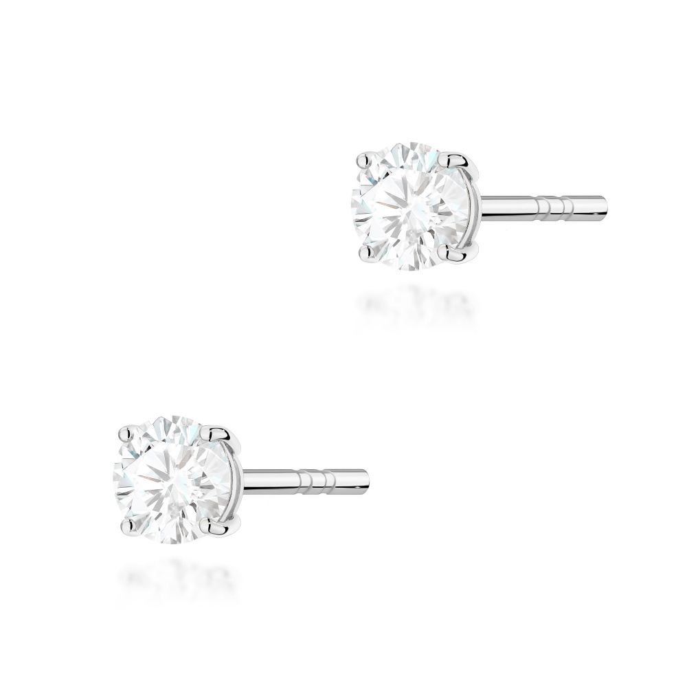 Kolczyki K0583 Diament 2 x 0.30ct białe złoto