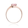 Pierścionek W0119 Diament Laboratoryjny różowy 0,50ct różowe złoto