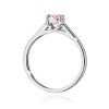 Pierścionek W0544 Diament Laboratoryjny różowy 0,50ct białe złoto