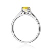 Pierścionek W0544 Diament Laboratoryjny żółty 1,00ct białe złoto
